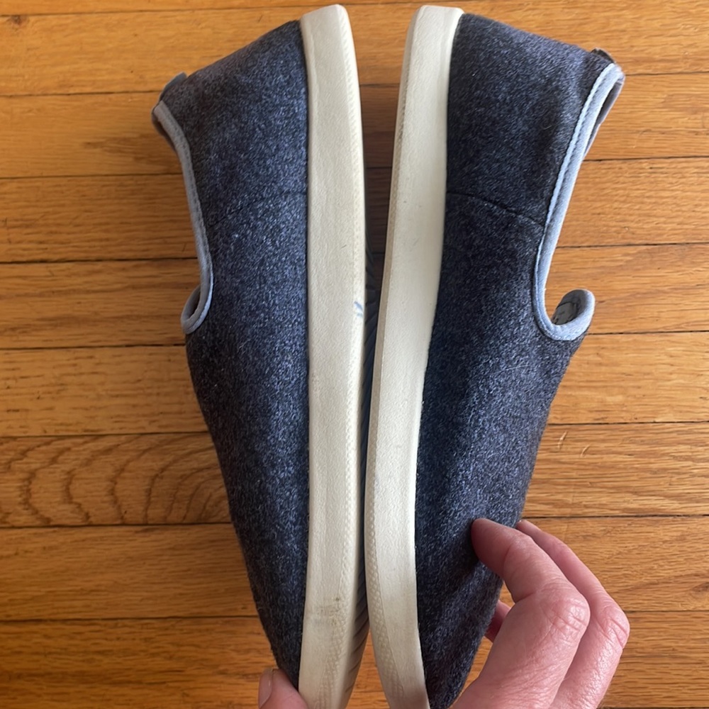 Allbirds Womens Wool Loungers Slip-on Navy Shoes - Picture 8 of 9